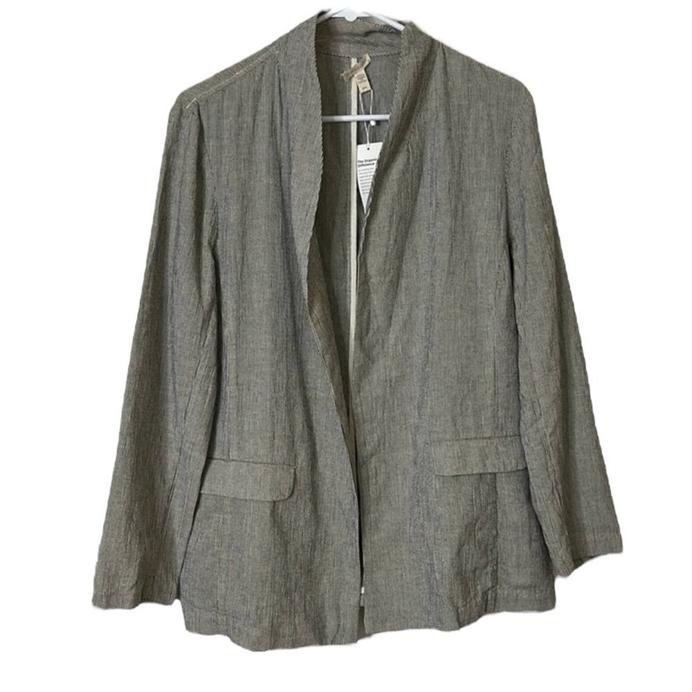 Eileen Fisher High Collar Shaped Jacket Medium Org price $278